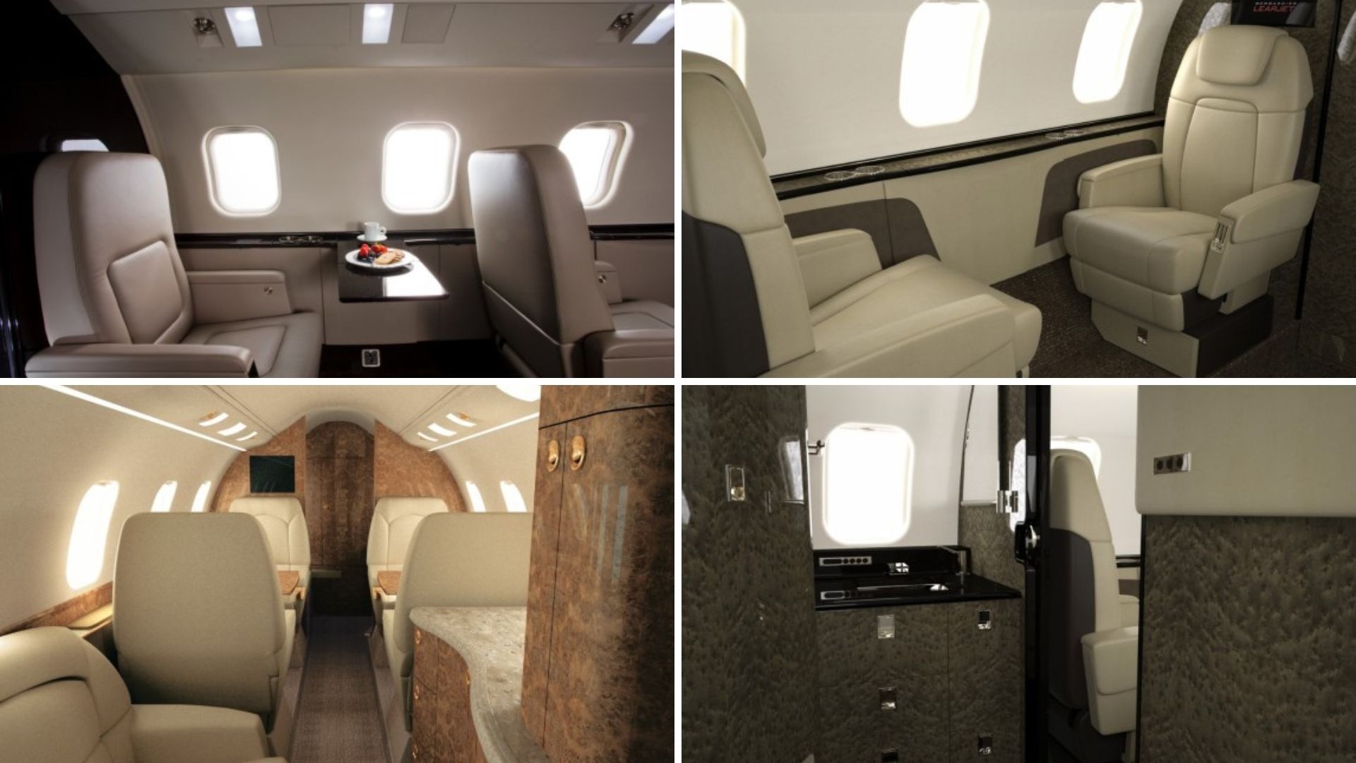 Learjet 60 interior
