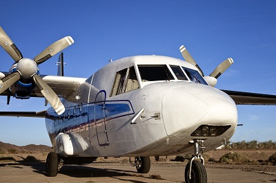 White Prop Aircraft