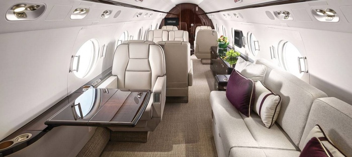 Gulfstream G550 interior