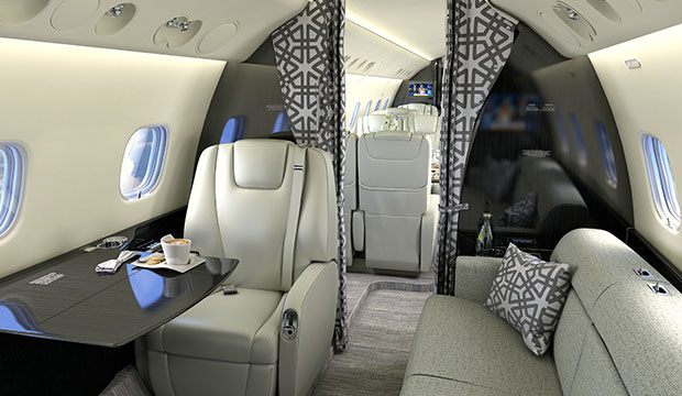 Embraer Legacy 650 interior