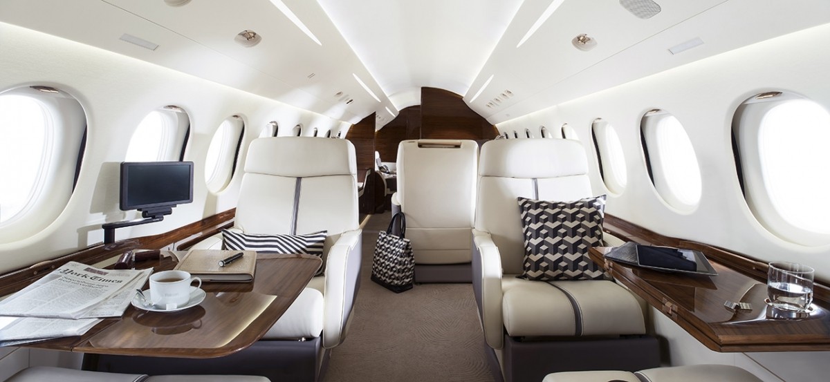 Dassault Falcon 7x interior