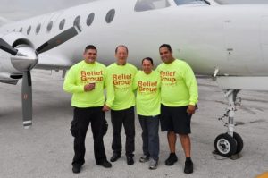 Relief and Evacuation flights into and out of St Thomas