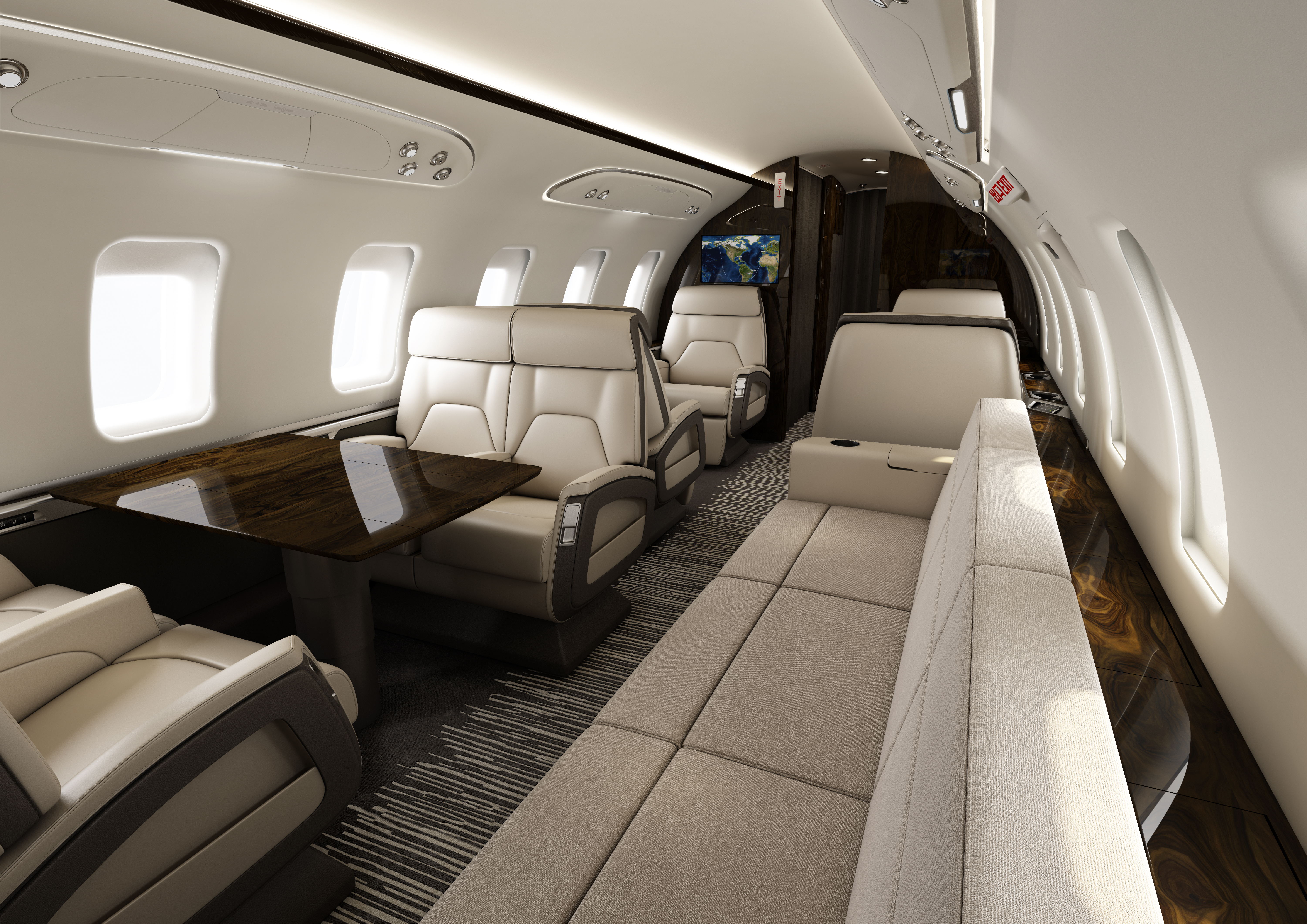 Challenger 650 interior 1