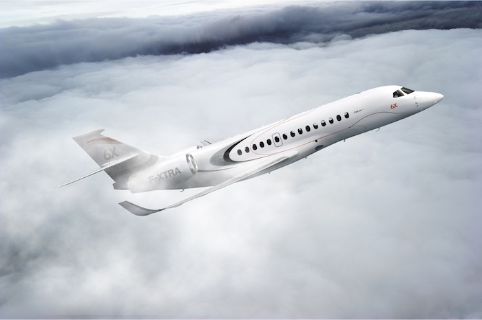 Falcon 6X jet