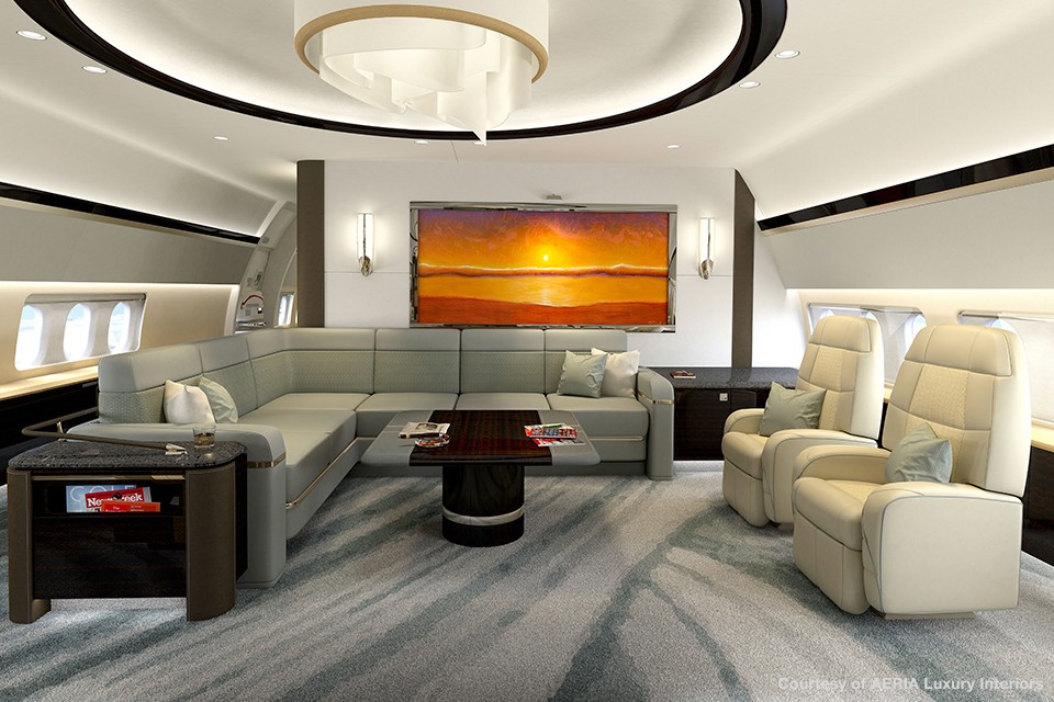 Boeing Business Jet (BBJ) 777X interior