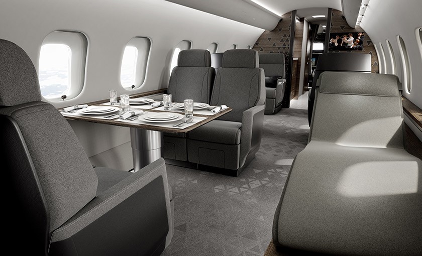 bombardier global 5000 interior