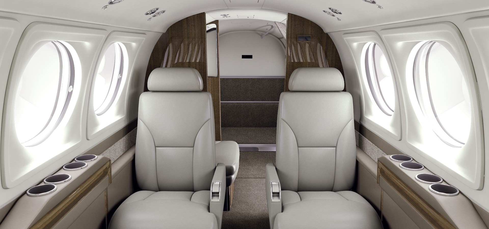 King Air 250 Interior