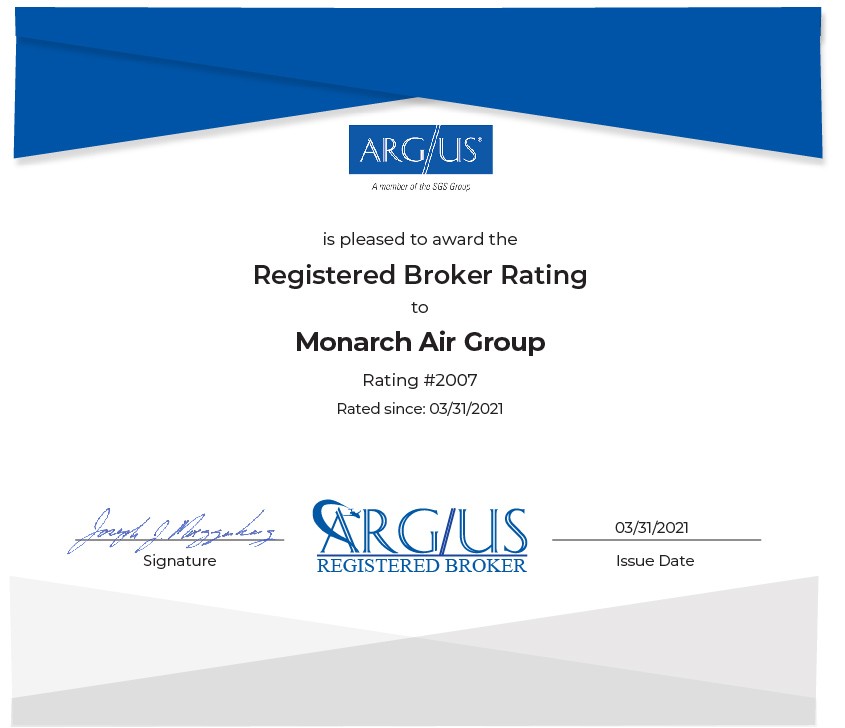 Monarch Air Group Argus