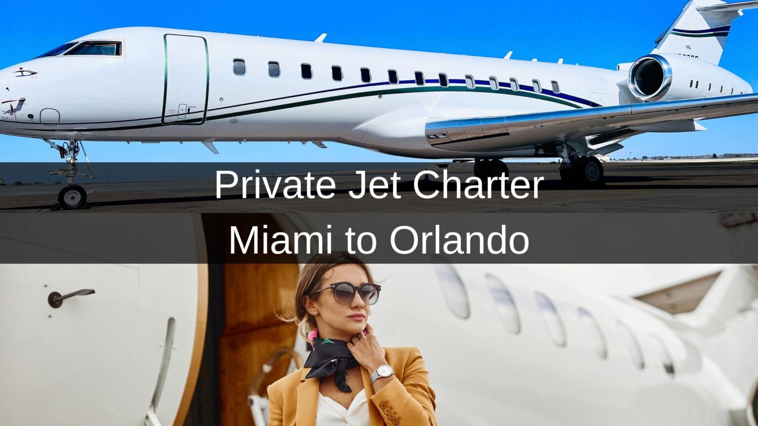 Private Jet from Miami, FL to Orlando, FL