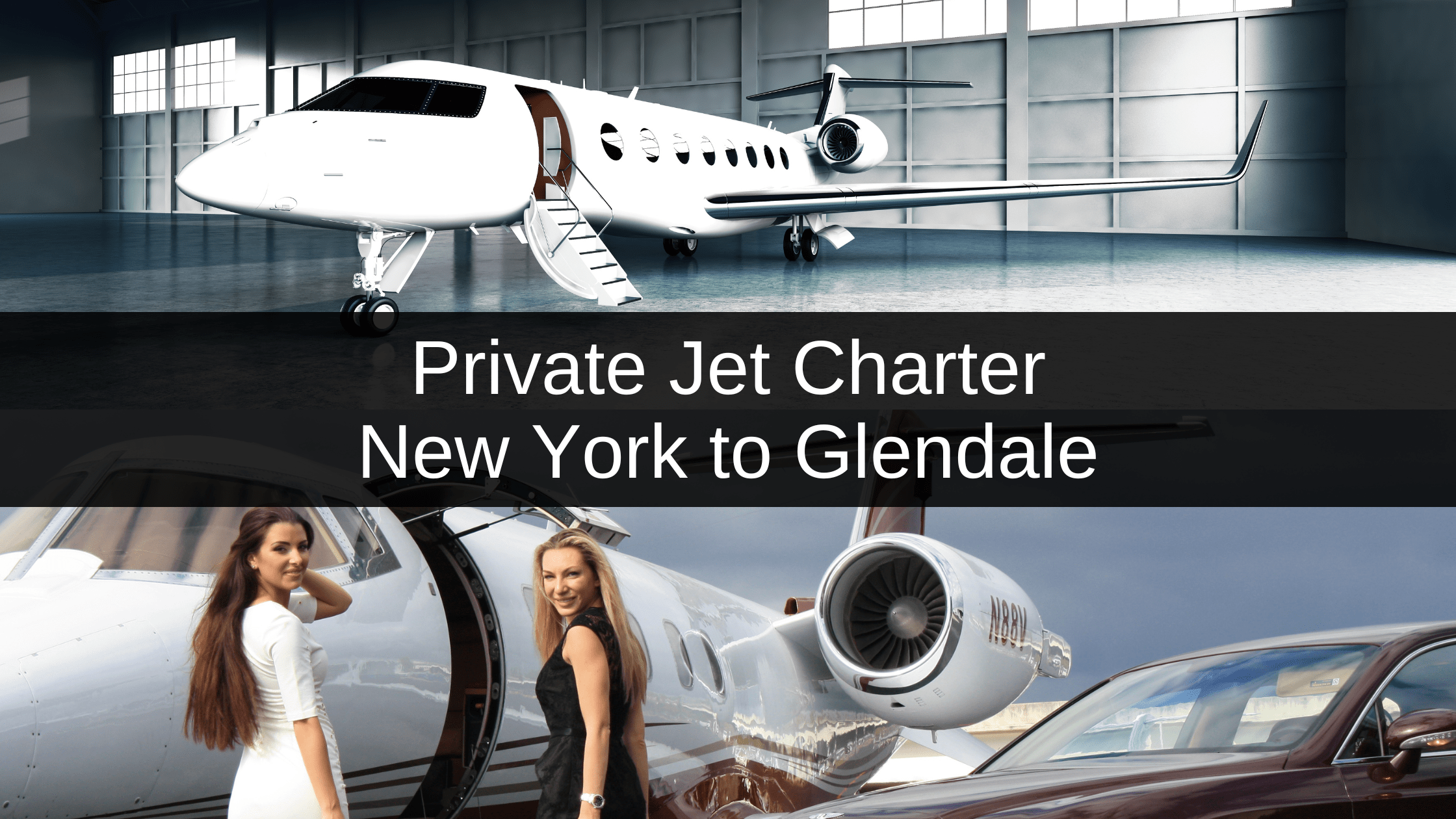 Private Jet Charter from New York to Glendale