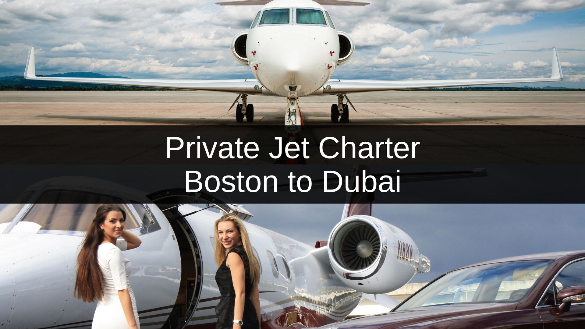 Private Jet Charter from Boston to Dubai