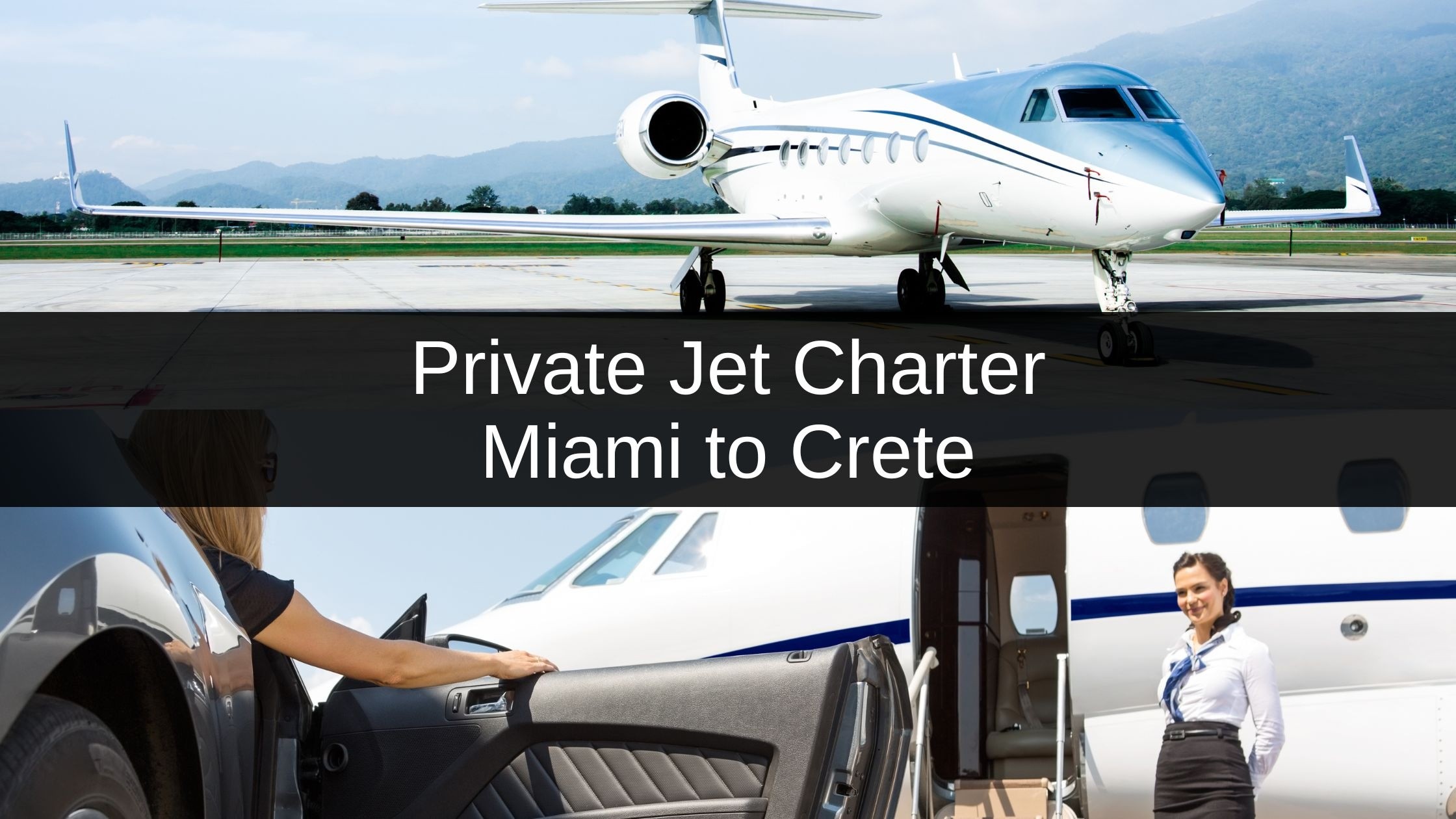 Private Jet Charter from Miami to Crete