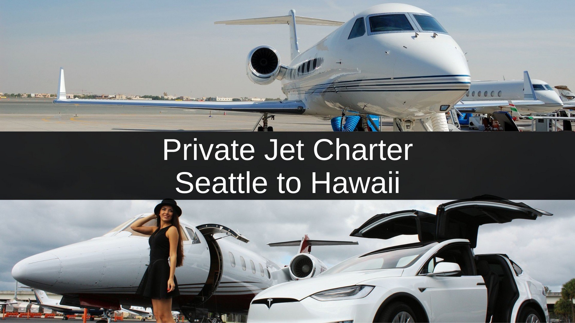 private charter jet from seattle  to hawaii