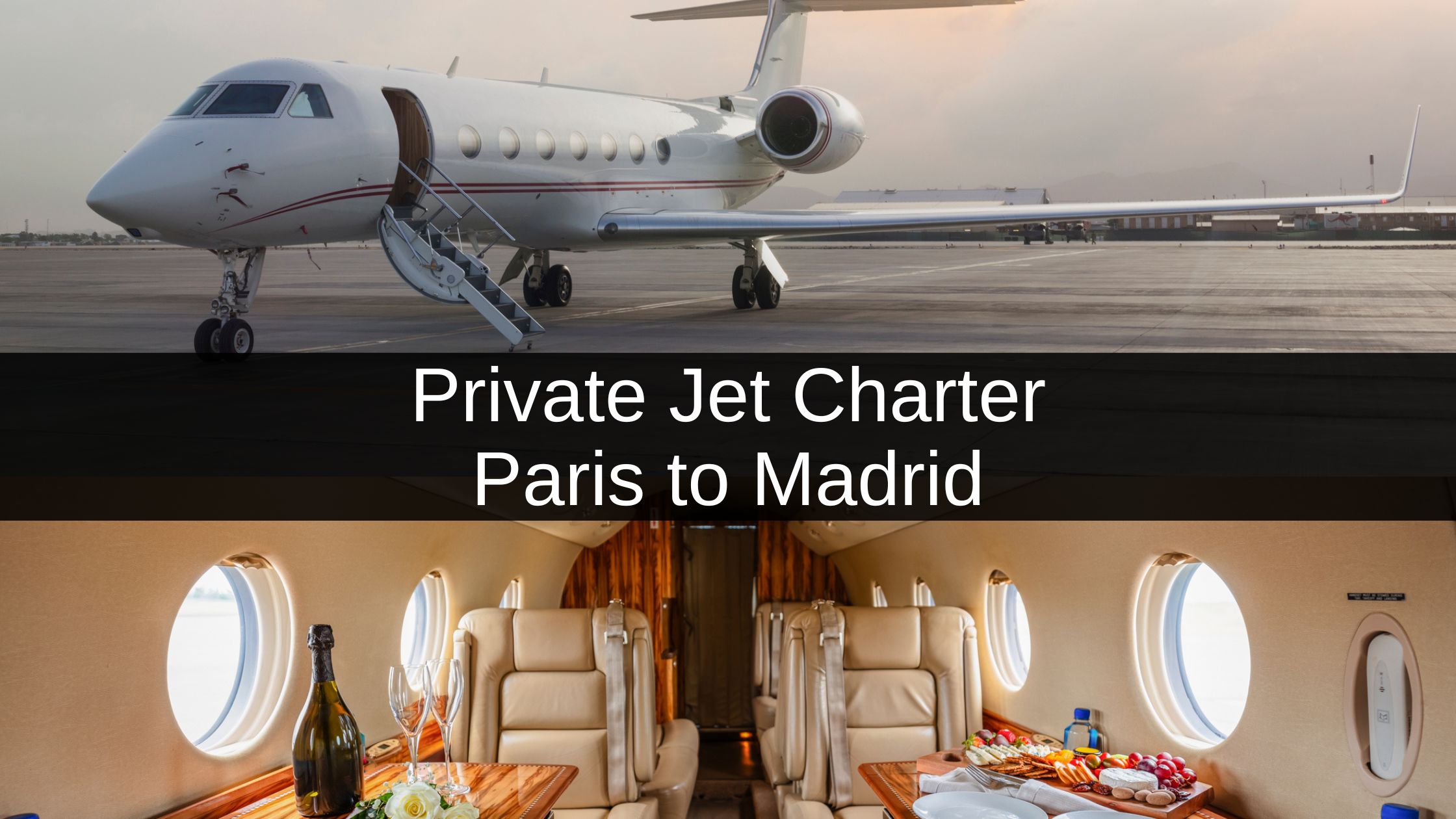 Private Jet Charter Paris to Madrid