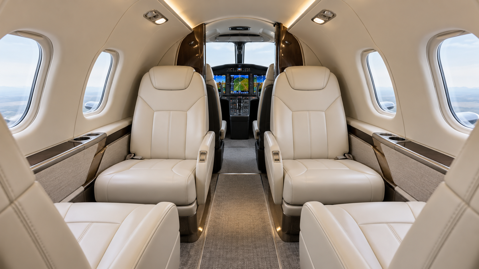 Illustration of a HondaJet Elite II