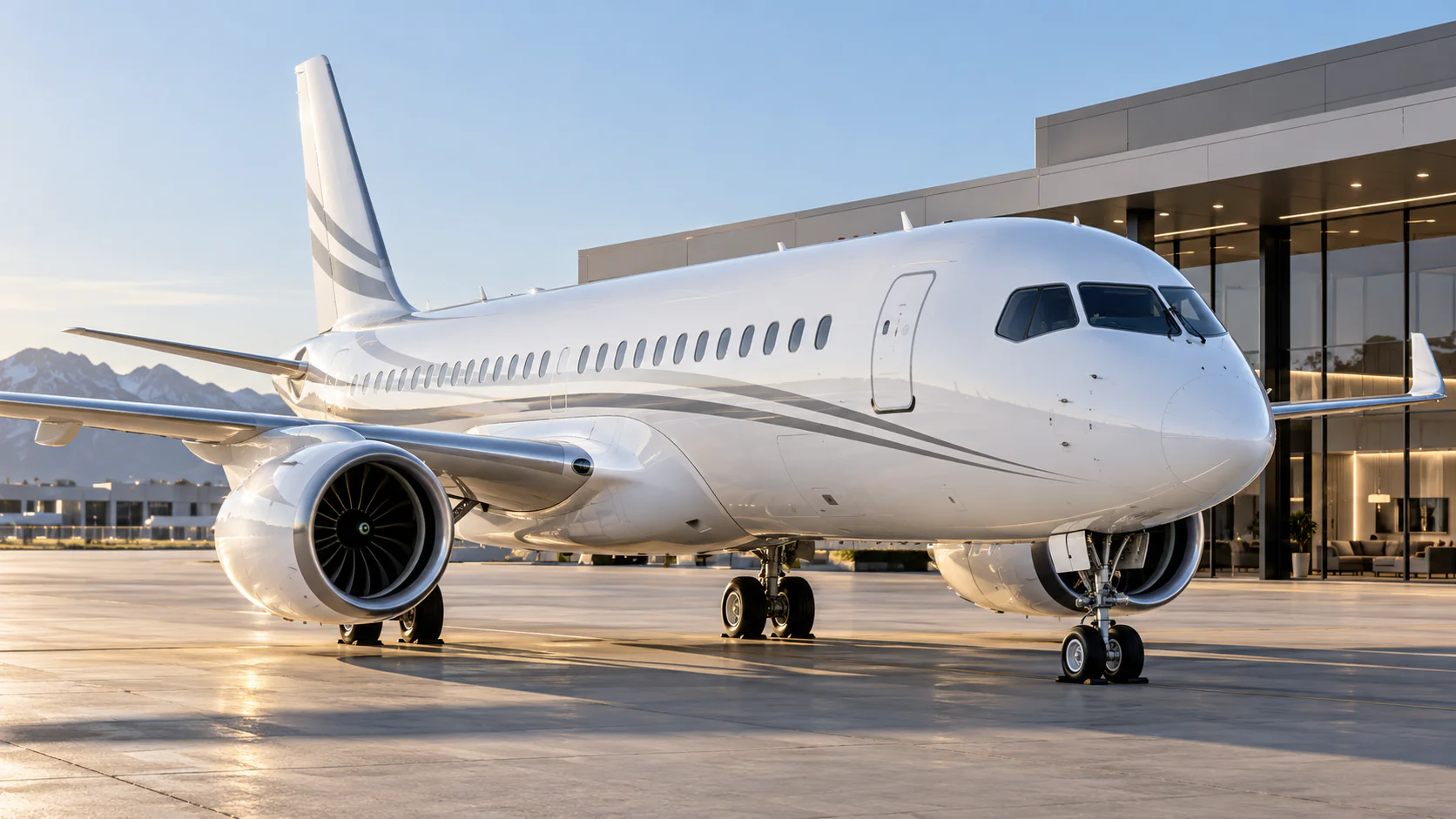 Illustration of an Airbus ACJ TwoTwenty