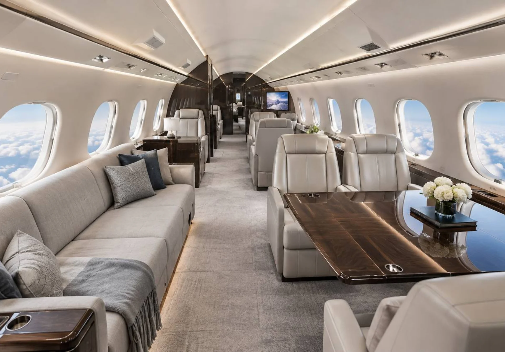 Illustrative Gulfstream G800 cabin interior